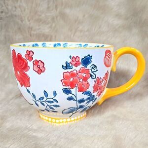 Potter's Studio Floral Footed Coffee Mug